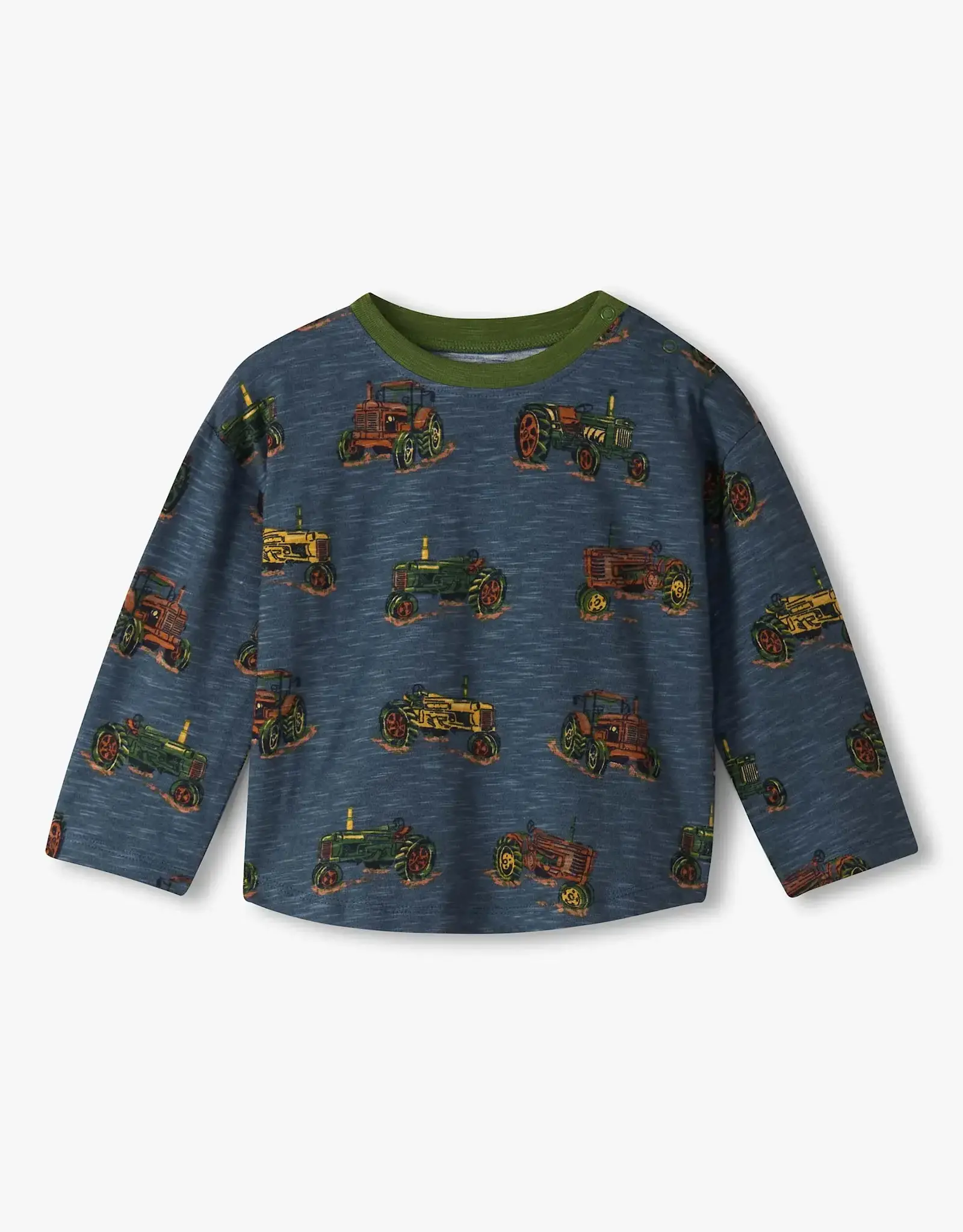 Hatley Landscape Tractors Graphic Tee and Pull On Pant Set