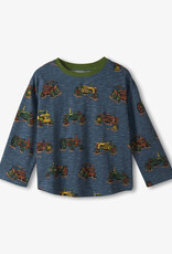 Hatley Landscape Tractors Graphic Tee and Pull On Pant Set