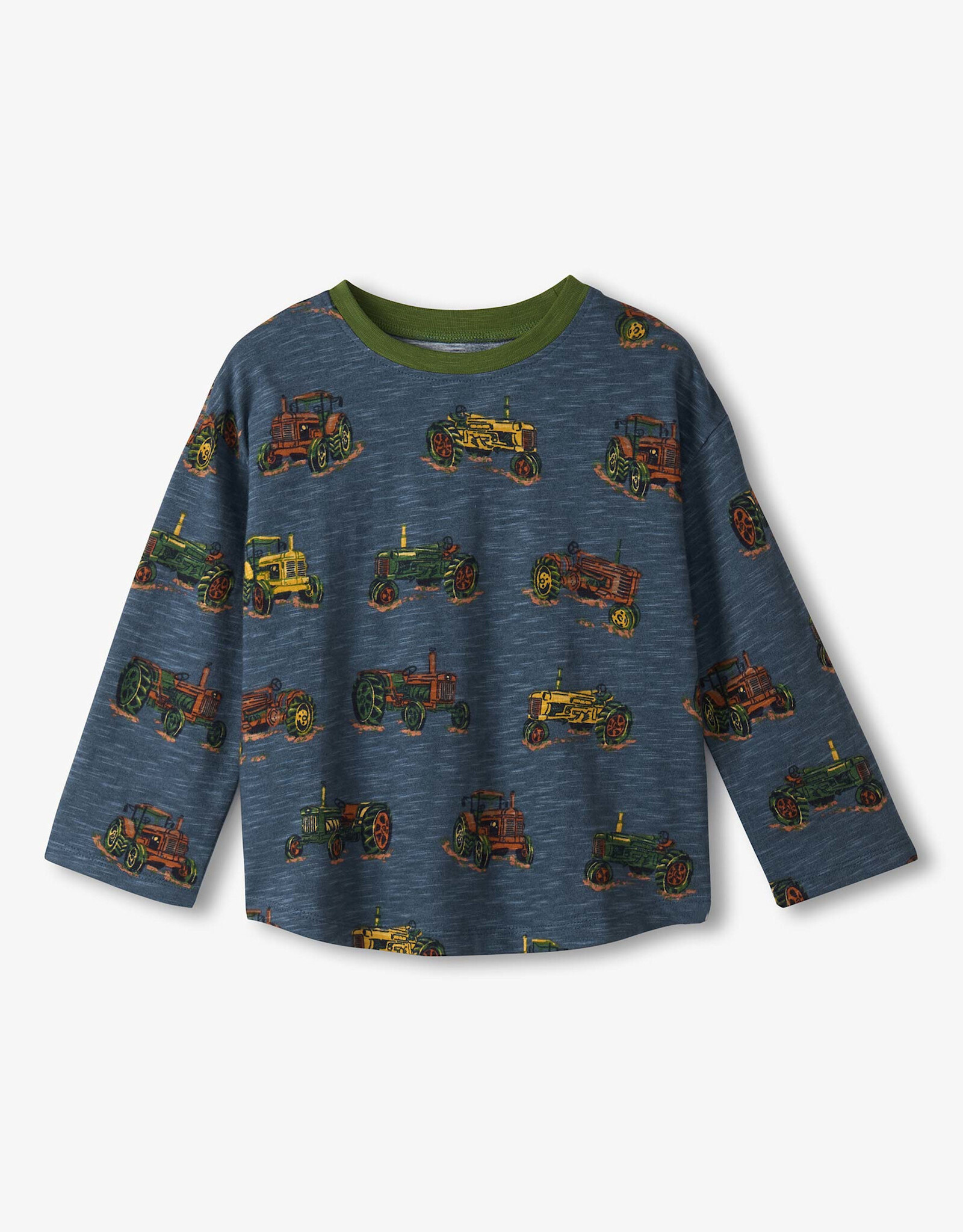 Hatley Landscape Tractors Graphic Tee and Pull On Pant Set