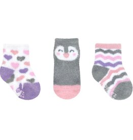 Robeez Little Penguin 3-Pack Baby Socks