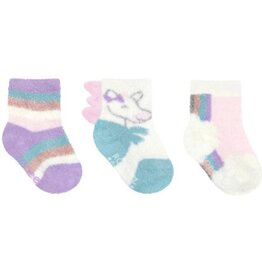 Robeez Unicorn Girl 3-Pack Baby Socks