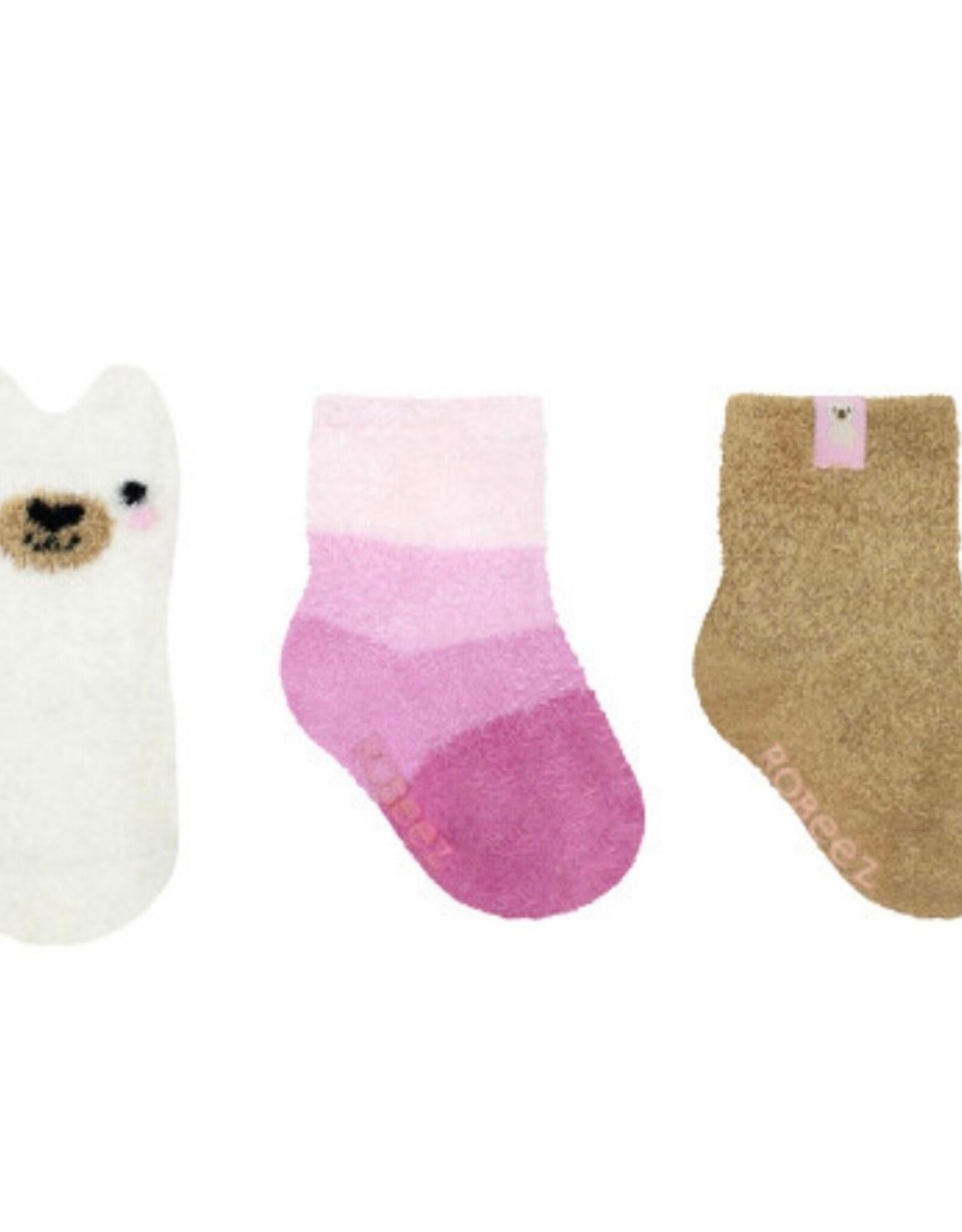Robeez Sweet Bear 3-Pack Baby Socks