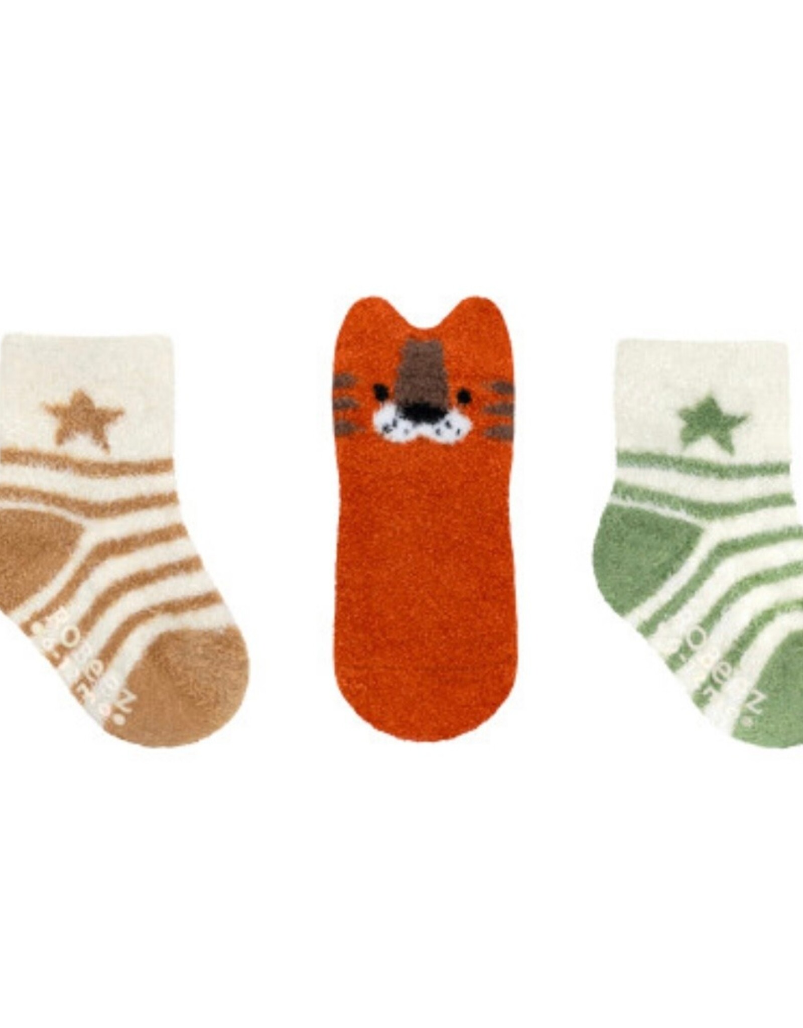 Robeez Tiger-tastic! 3-Pack Baby Socks