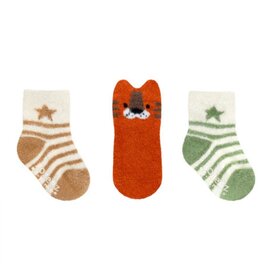 Robeez Tiger-tastic! 3-Pack Baby Socks