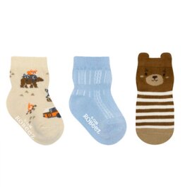 Robeez Let’s Go Camping 3-Pack Baby Socks