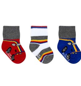 Robeez Racers 3-Pack Baby Socks