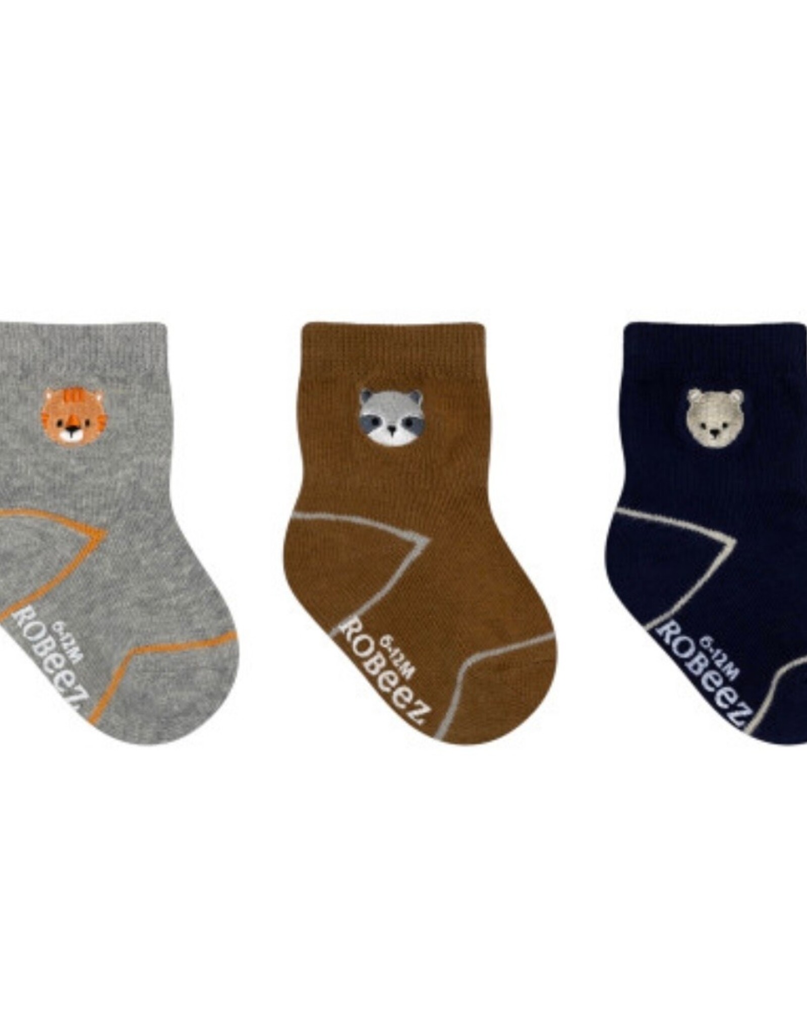 Robeez Wild Critters 3-Pack Baby Socks