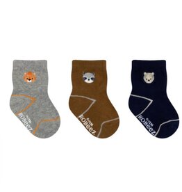 Robeez Wild Critters 3-Pack Baby Socks