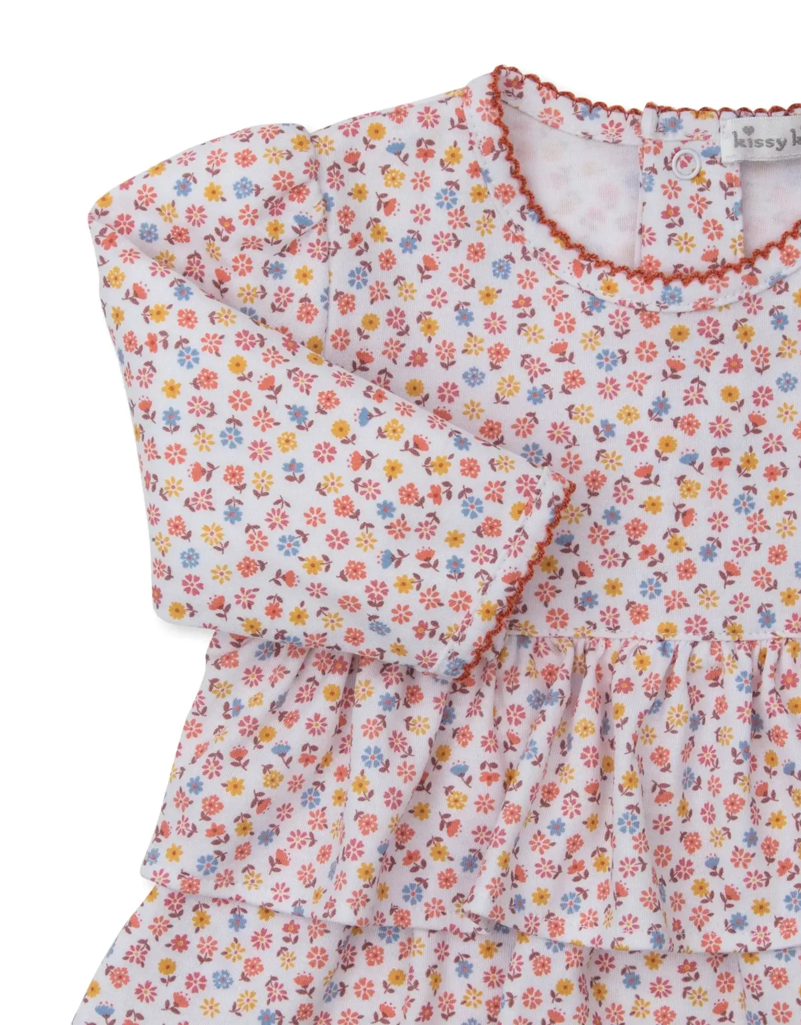 Kissy Kissy Patchwork Pumpkin Flora Playsuit
