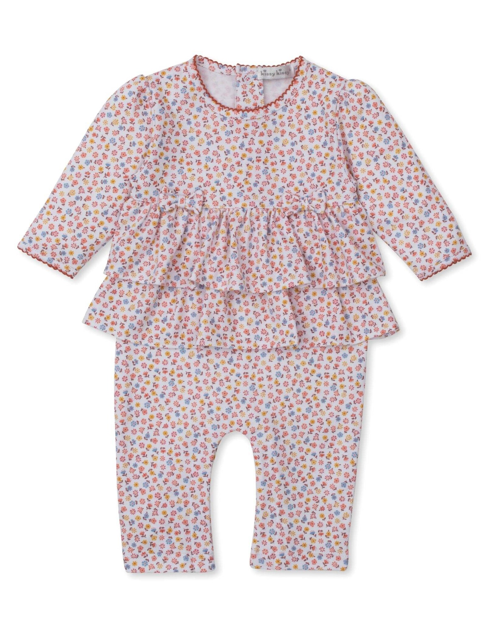 Kissy Kissy Patchwork Pumpkin Flora Playsuit