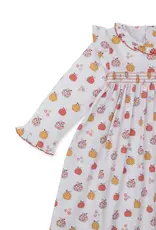Kissy Kissy Patchwork Pumpkin Flora Smocked Dress and Legging Set