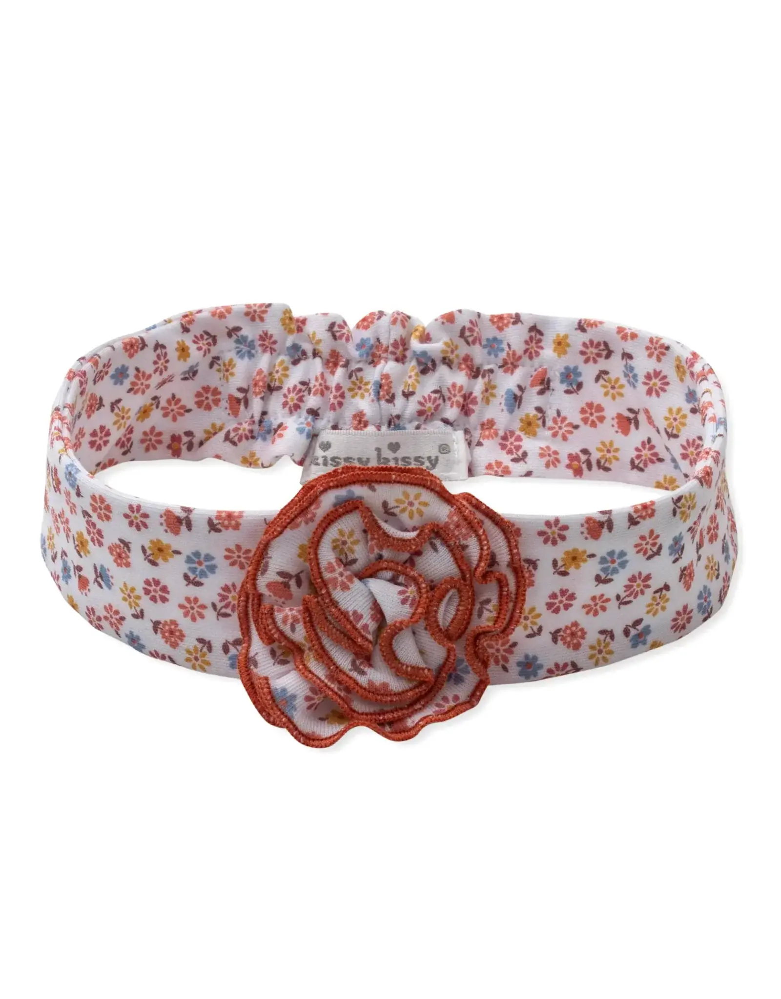 Kissy Kissy Patchwork Pumpkin Flora Headband