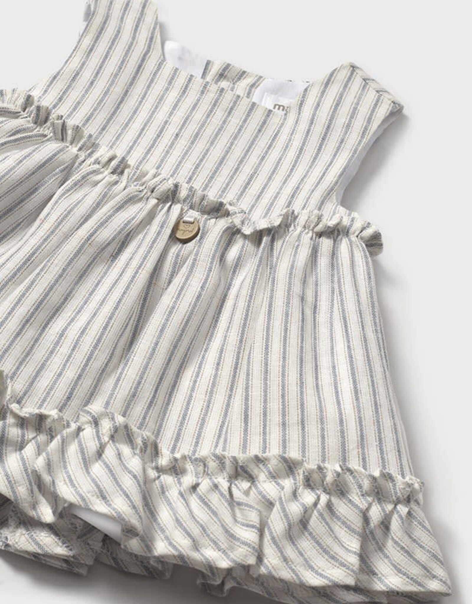Mayoral Natural Stripe Baby Summer Dress