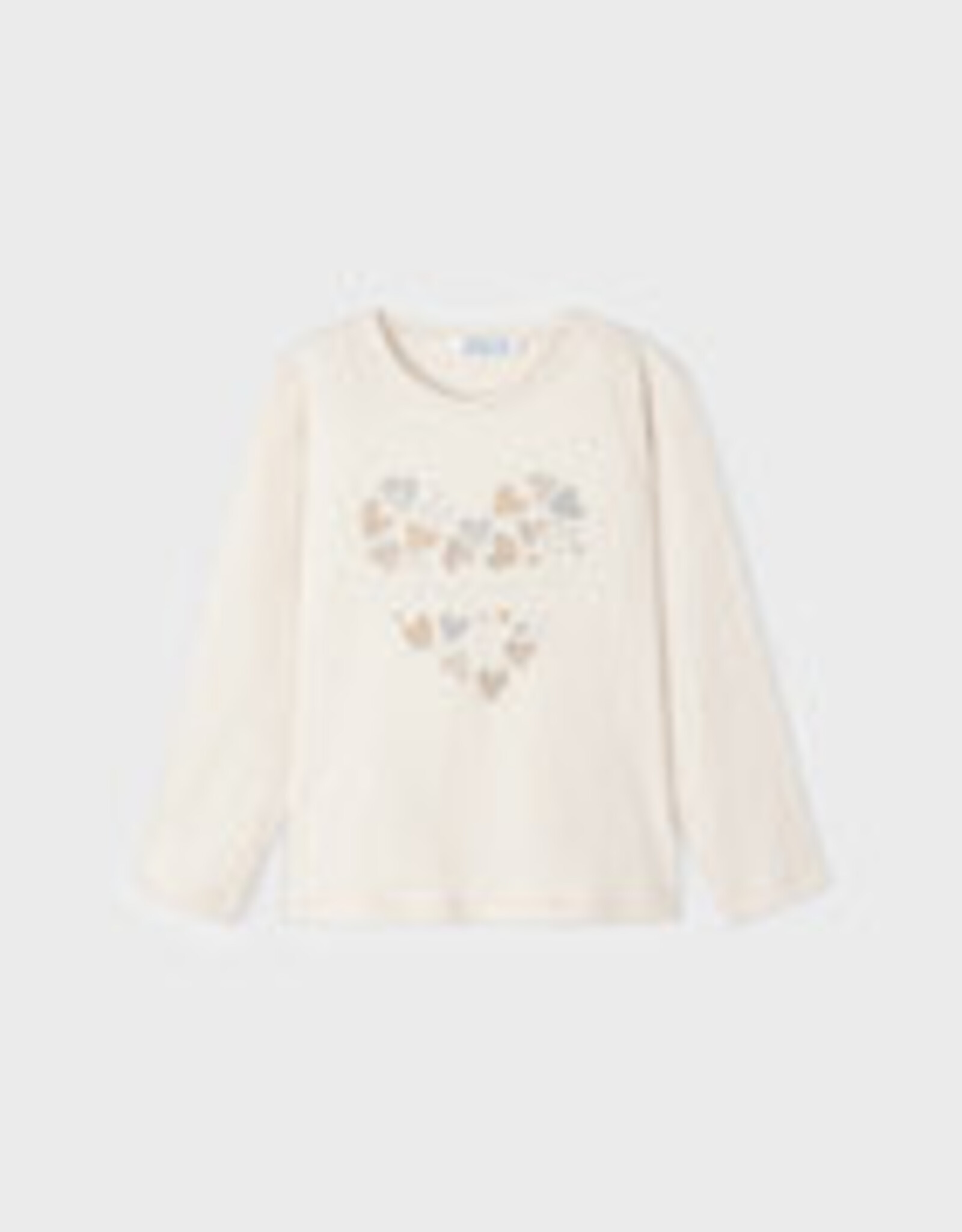 Mayoral Chickpea Basic Heart T-Shirt