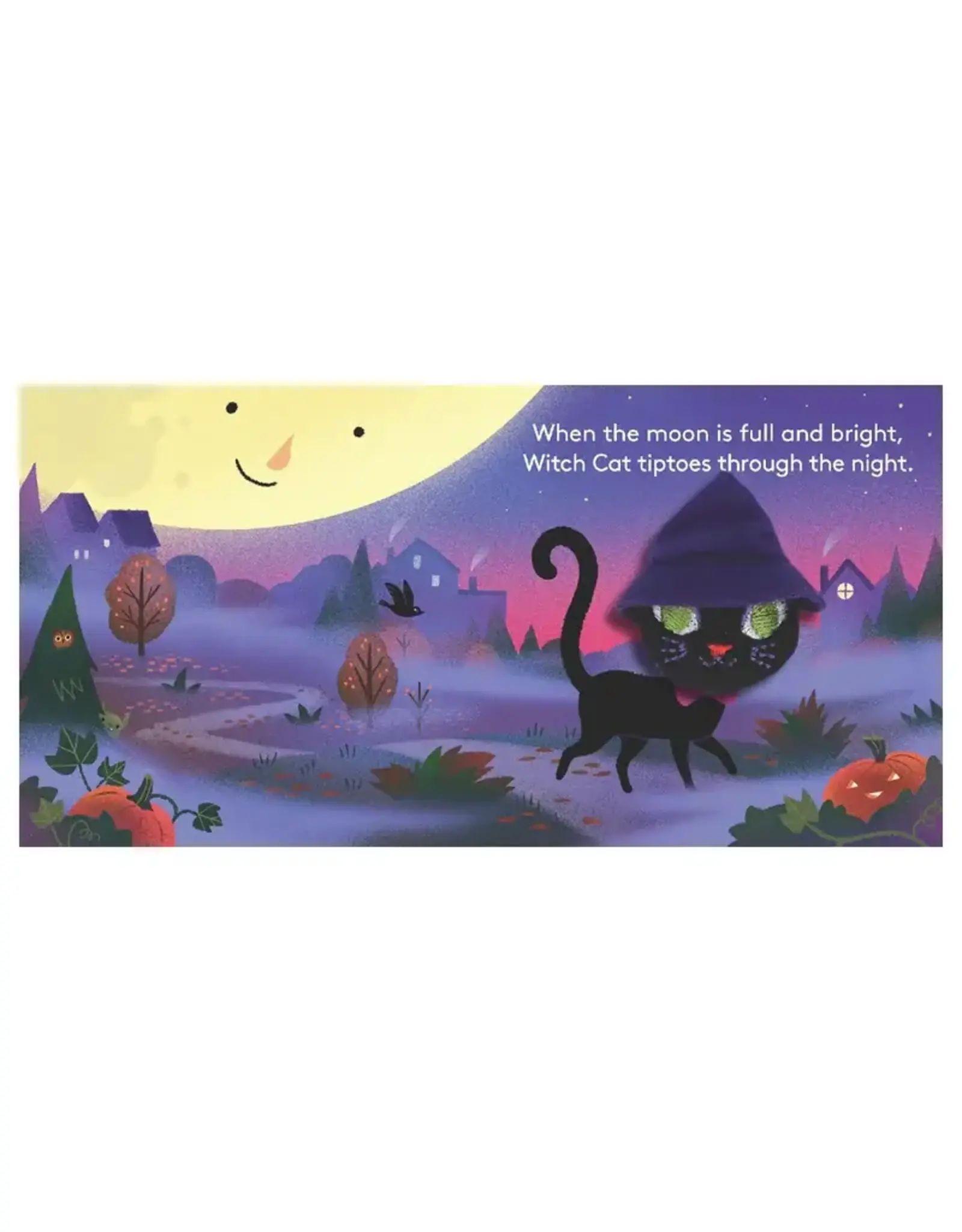 Little Witch Cat: Finger Puppet Book