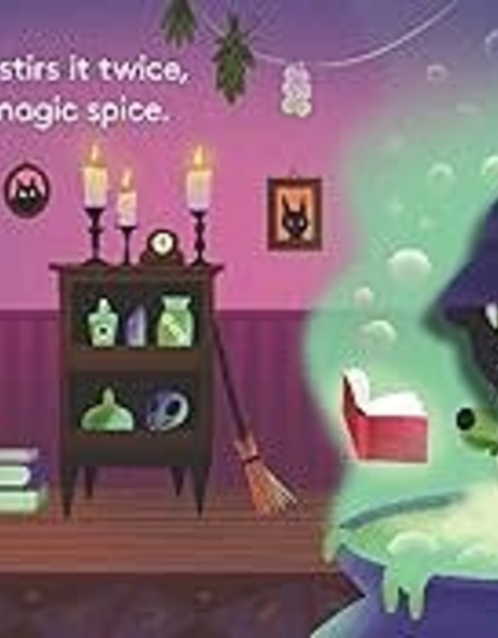 Little Witch Cat: Finger Puppet Book