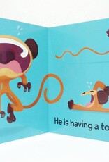 Little Monkey Calms Down Board Book