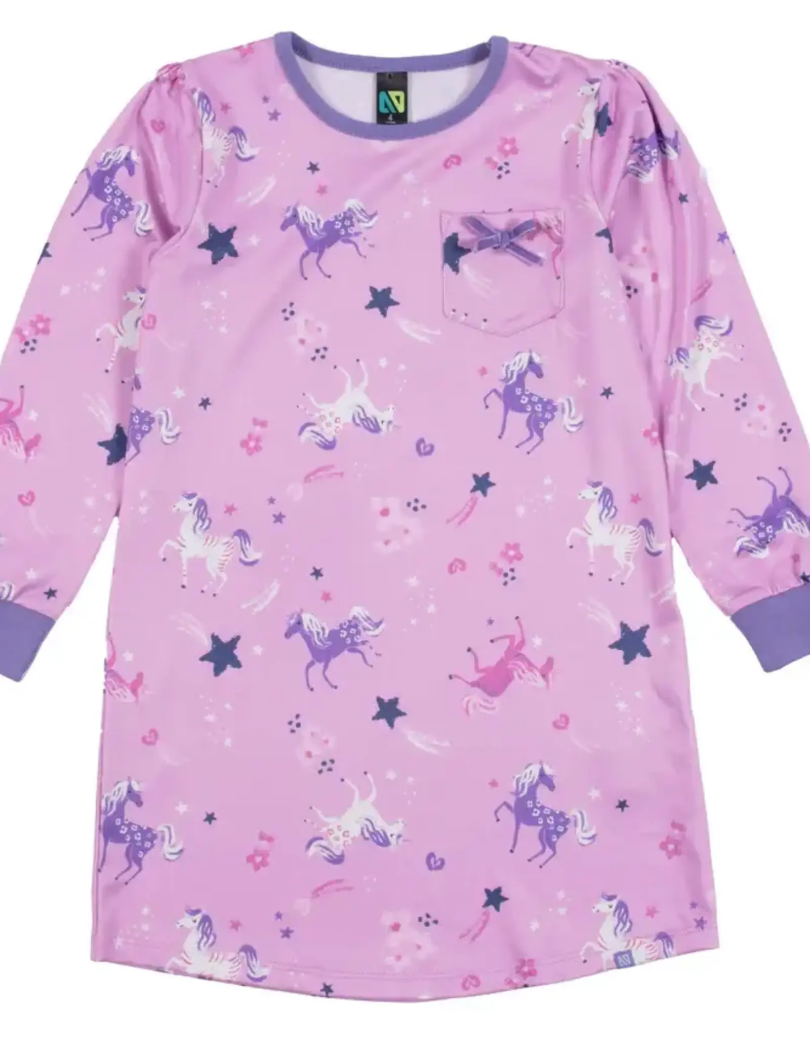 Noruk Lilac Unicorn Nightgown