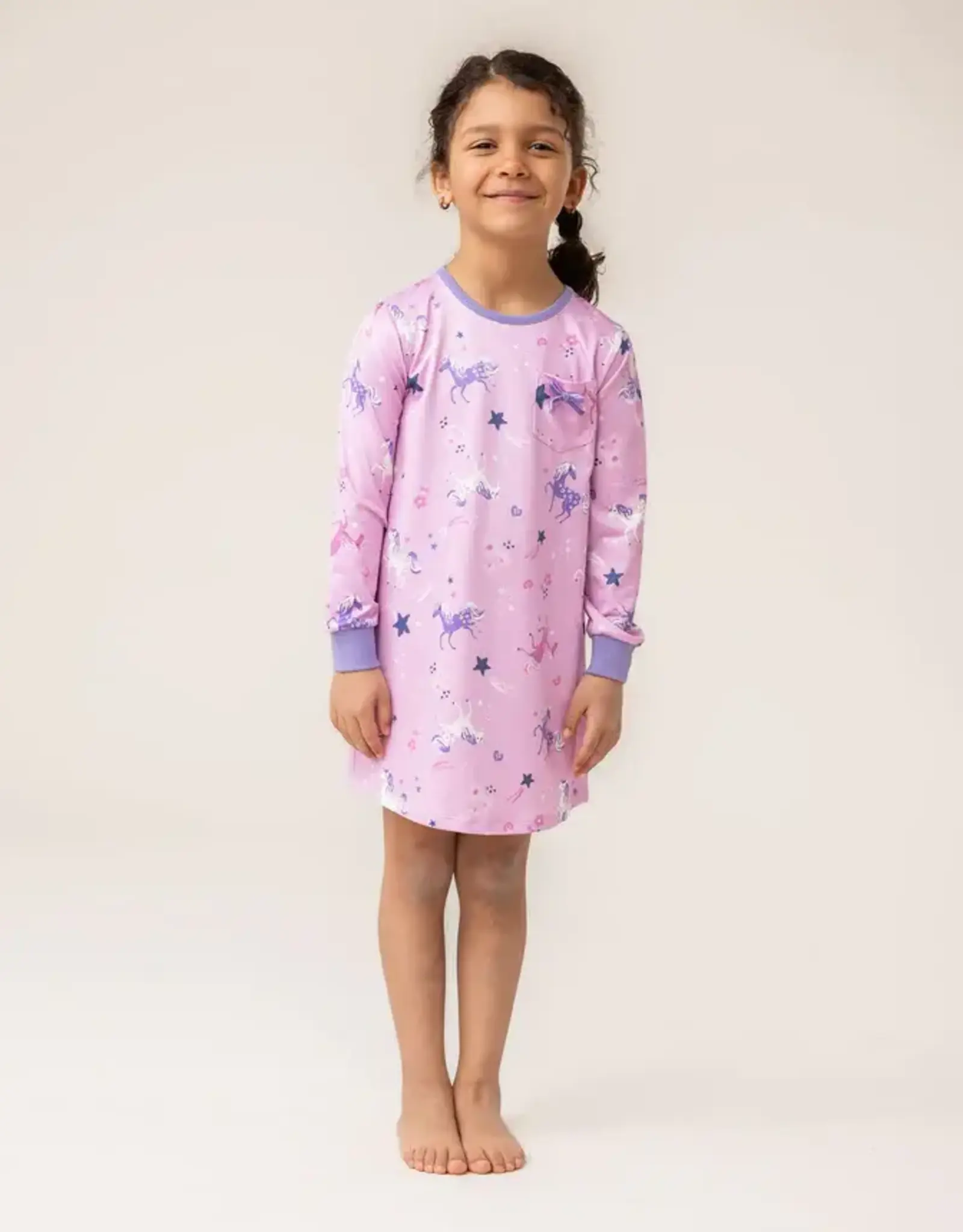 Noruk Lilac Unicorn Nightgown