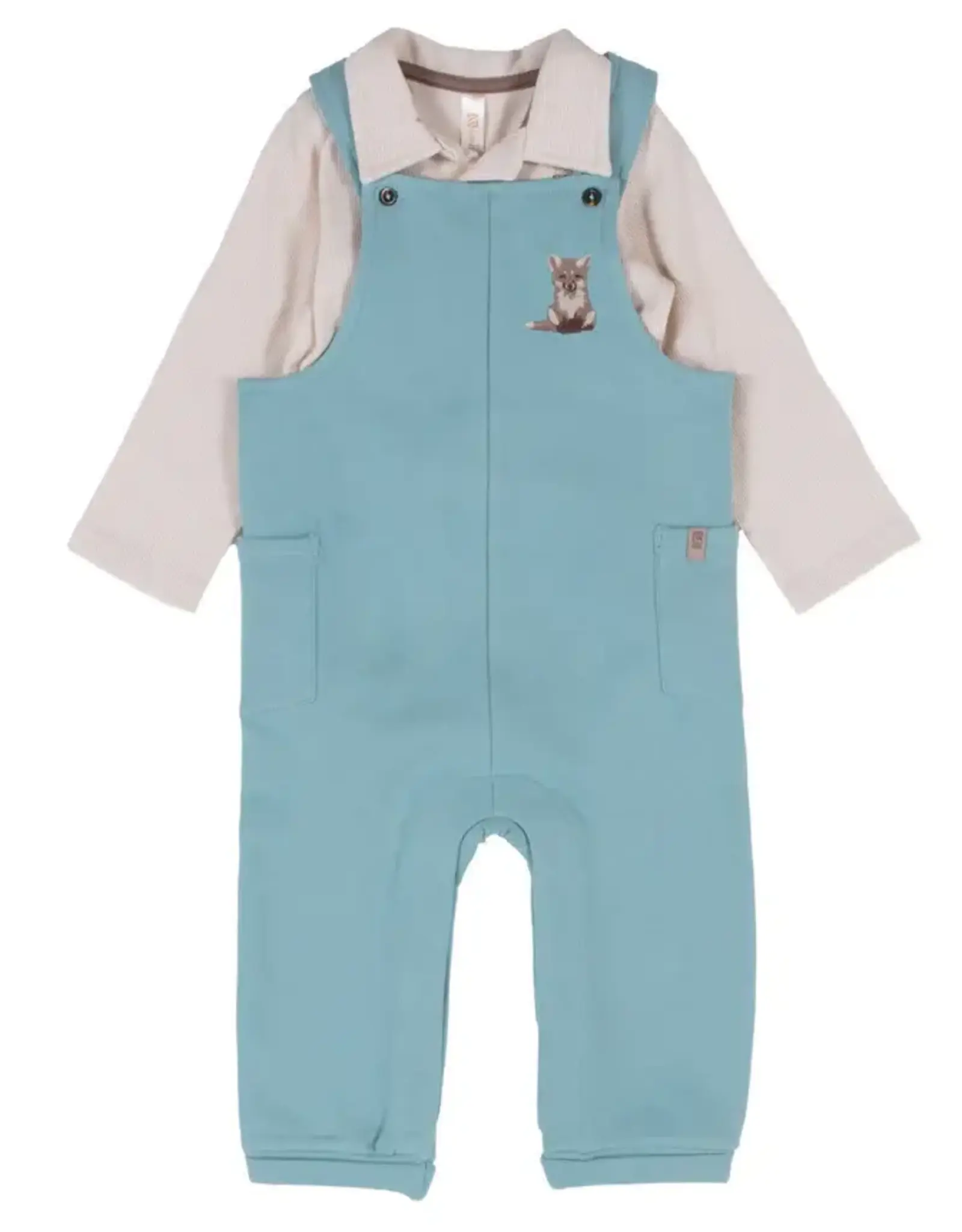 Noruk Teddy Bear & Fox Overall Set