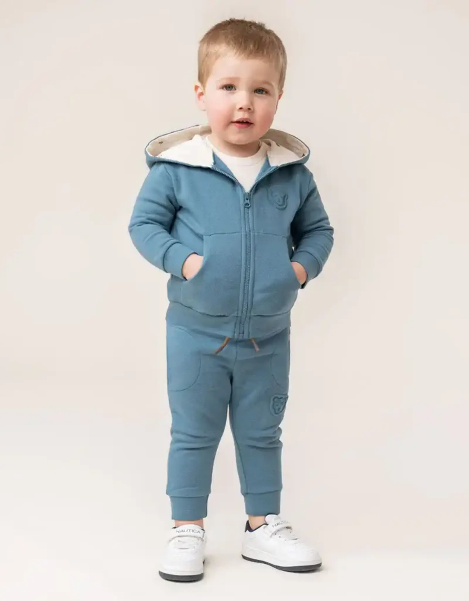 Noruk Teddy Bear 2pc Zip Hoodie Set