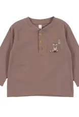 Noruk Teddy Bear & Fox Henley 2pc Set