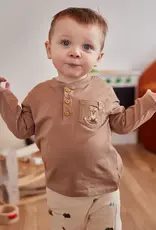 Noruk Teddy Bear & Fox Henley 2pc Set