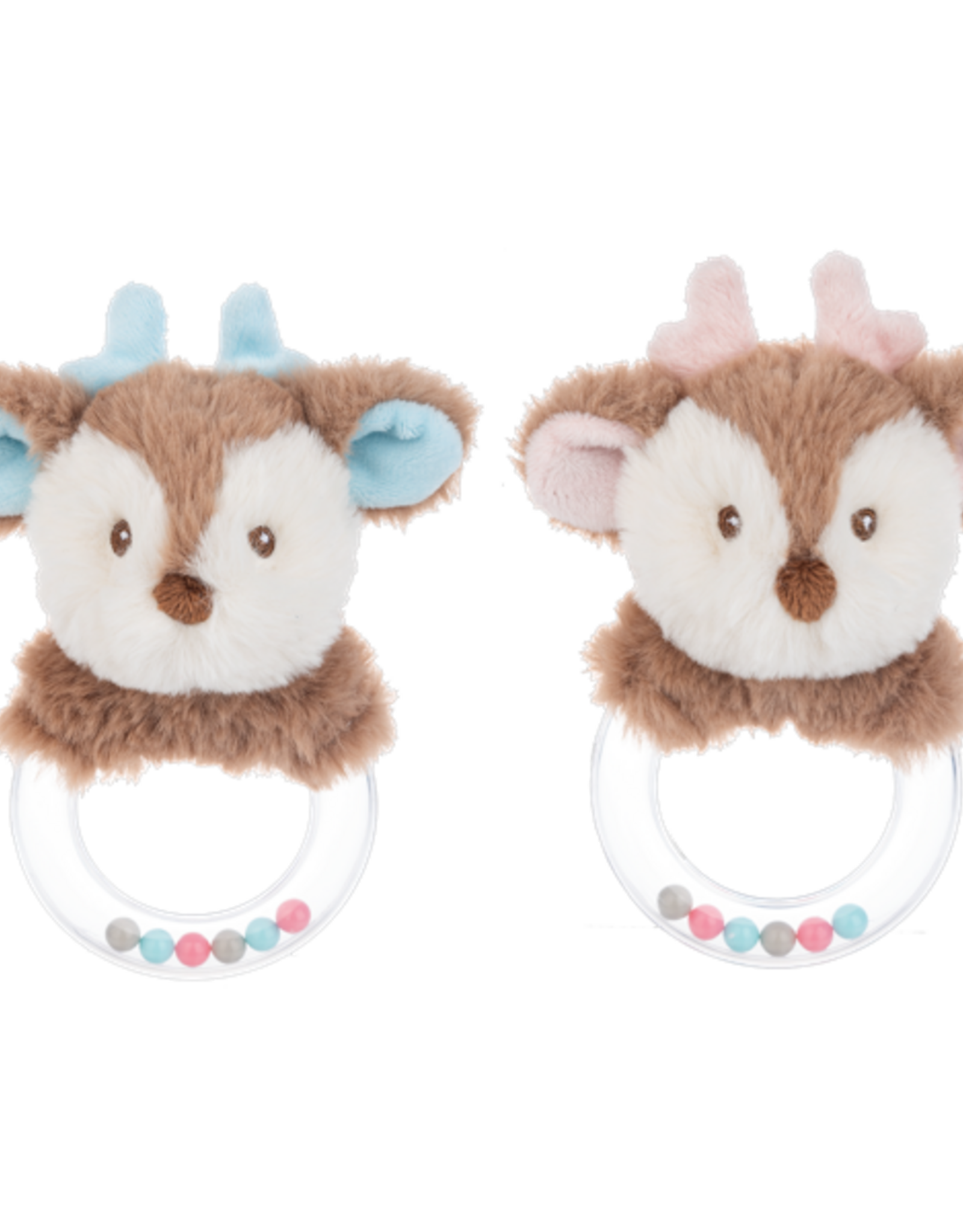 Baby Ganz Collection 5” Reindeer Ring Rattle