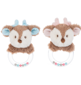 Baby Ganz Collection 5” Reindeer Ring Rattle
