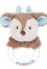 Baby Ganz Collection 5” Reindeer Ring Rattle