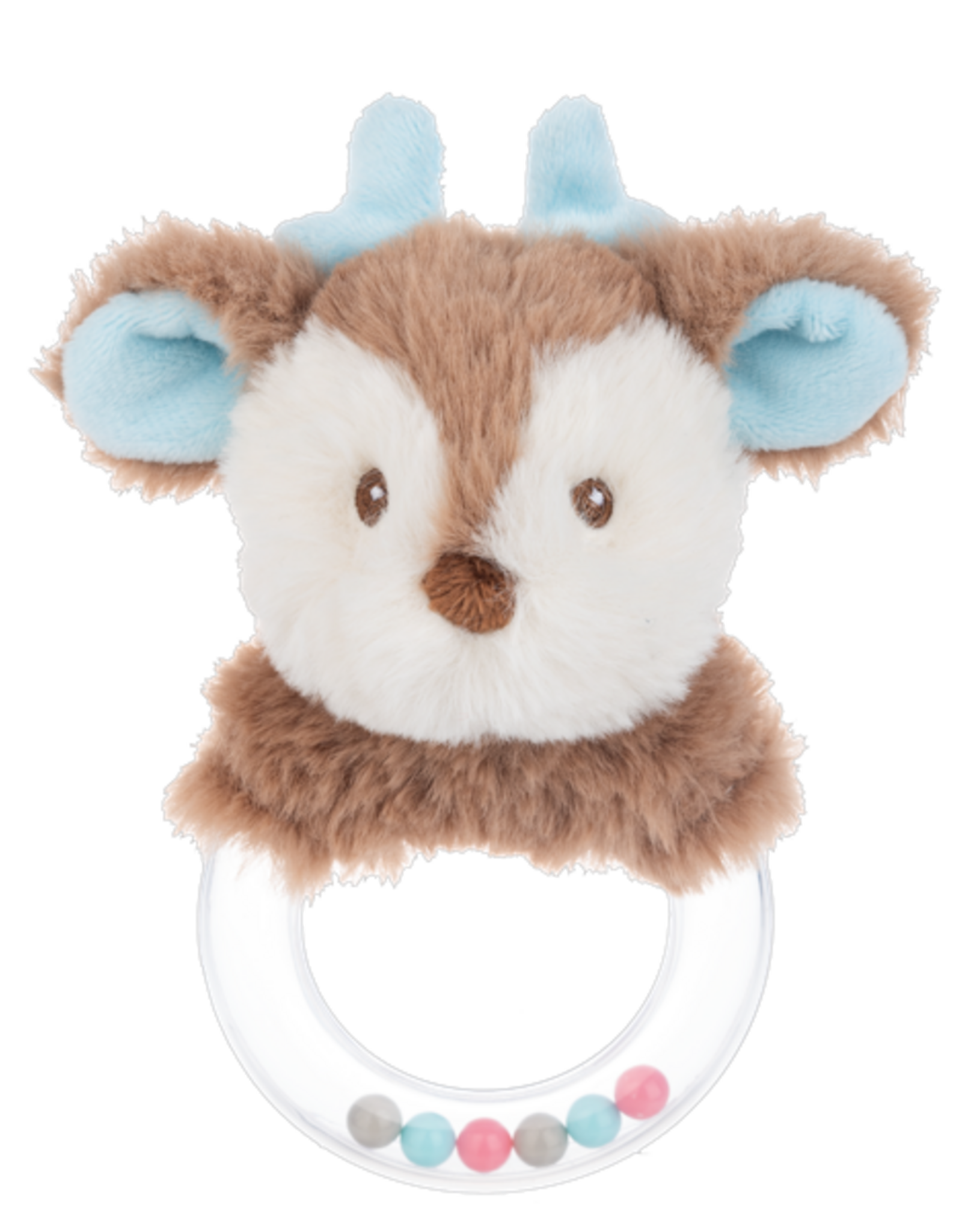Baby Ganz Collection 5” Reindeer Ring Rattle