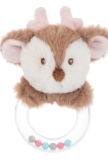 Baby Ganz Collection 5” Reindeer Ring Rattle