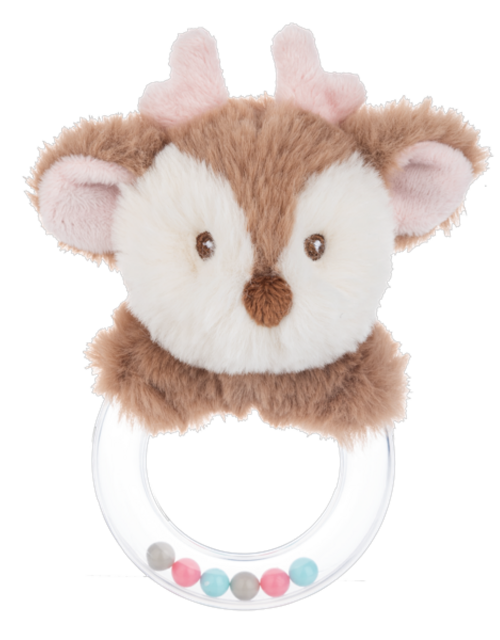 Baby Ganz Collection 5” Reindeer Ring Rattle