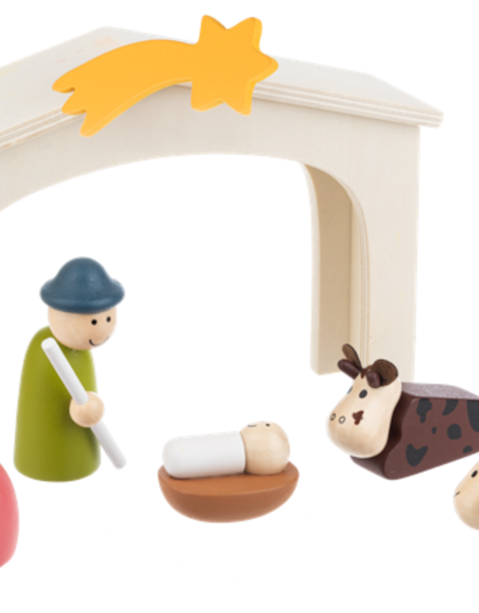 Baby Ganz Collection Wood Nativity Play Set