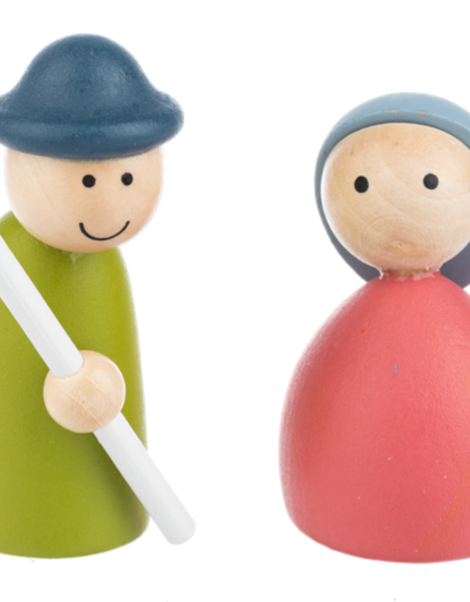 Baby Ganz Collection Wood Nativity Play Set