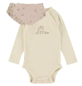 Noruk Miracle Bodysuit with Reversible Bib Set