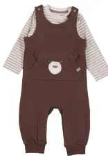 Noruk Teddy Bear Front Pocket Overall Set