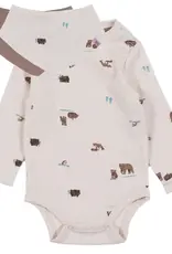 Noruk Teddy Bear Bodysuit With Reversible Bandana