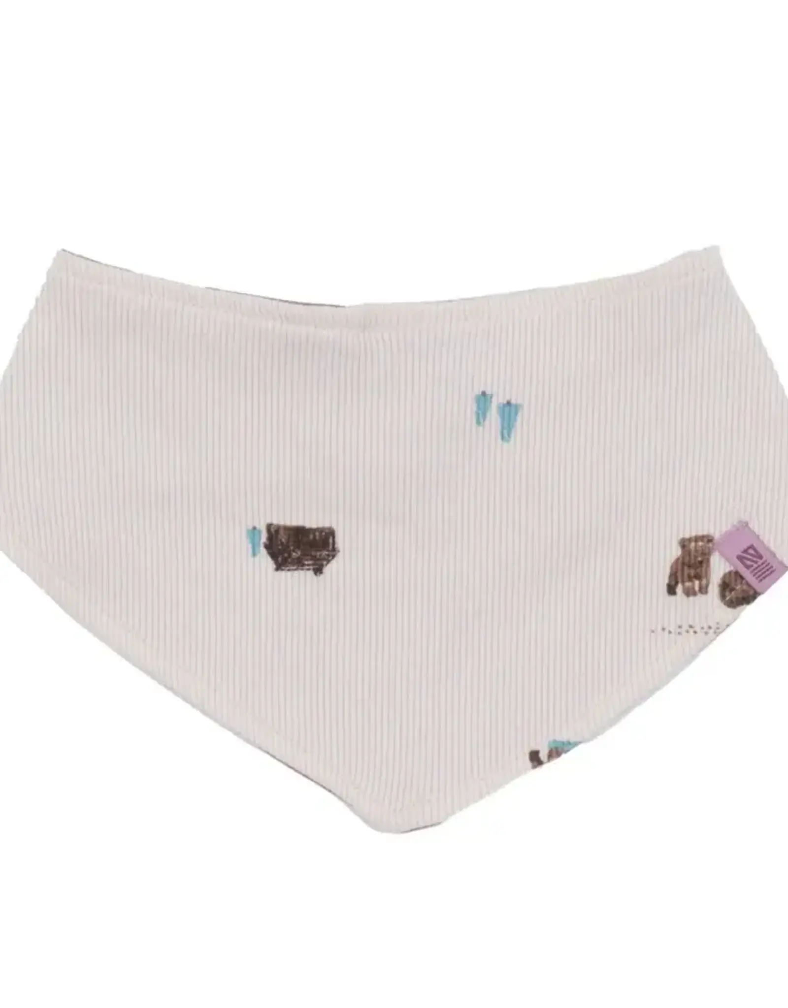 Noruk Teddy Bear Bodysuit With Reversible Bandana