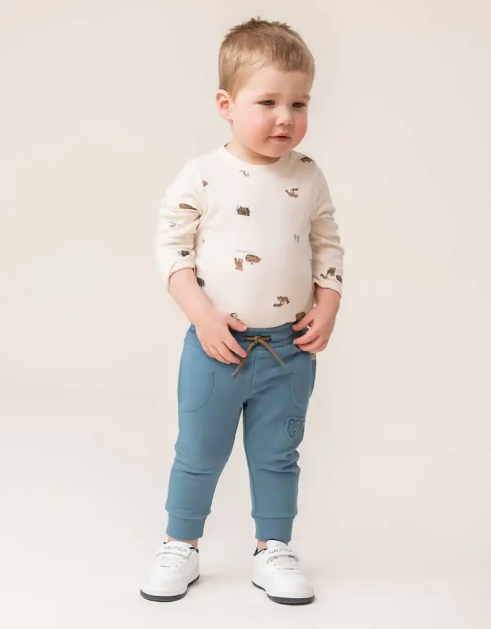 Noruk Teddy Bear Bodysuit With Reversible Bandana