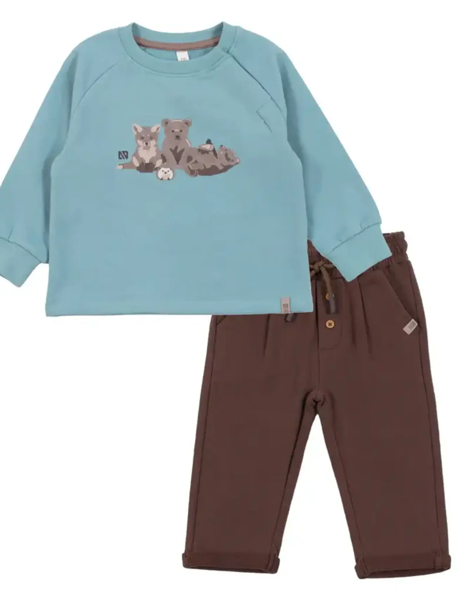 Noruk Teddy Bear 2pc Sweatshirt Set