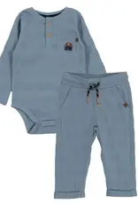 Noruk Autumn 2pc Bodysuit Light Blue Set