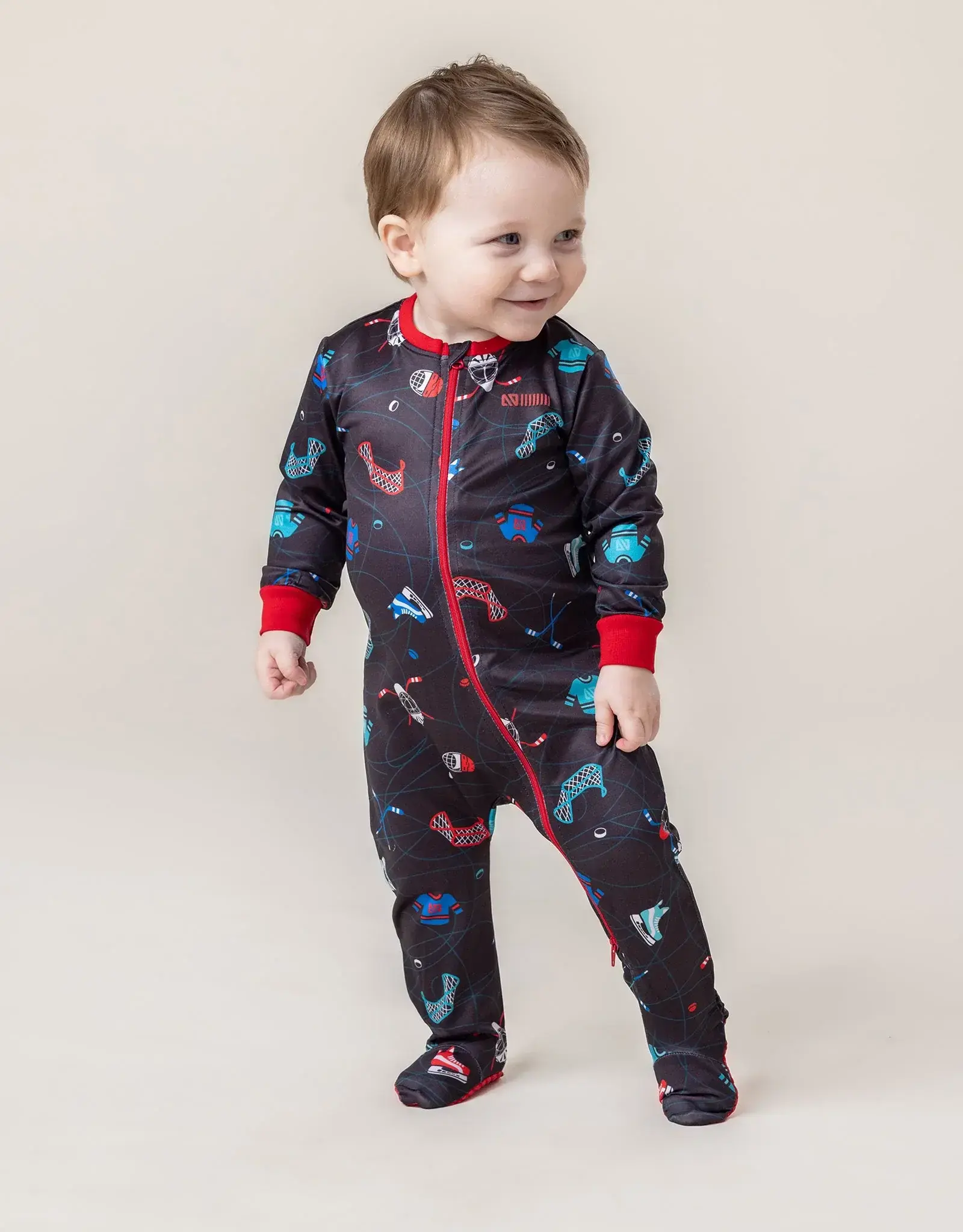 Noruk Hockey One-Piece Pajama