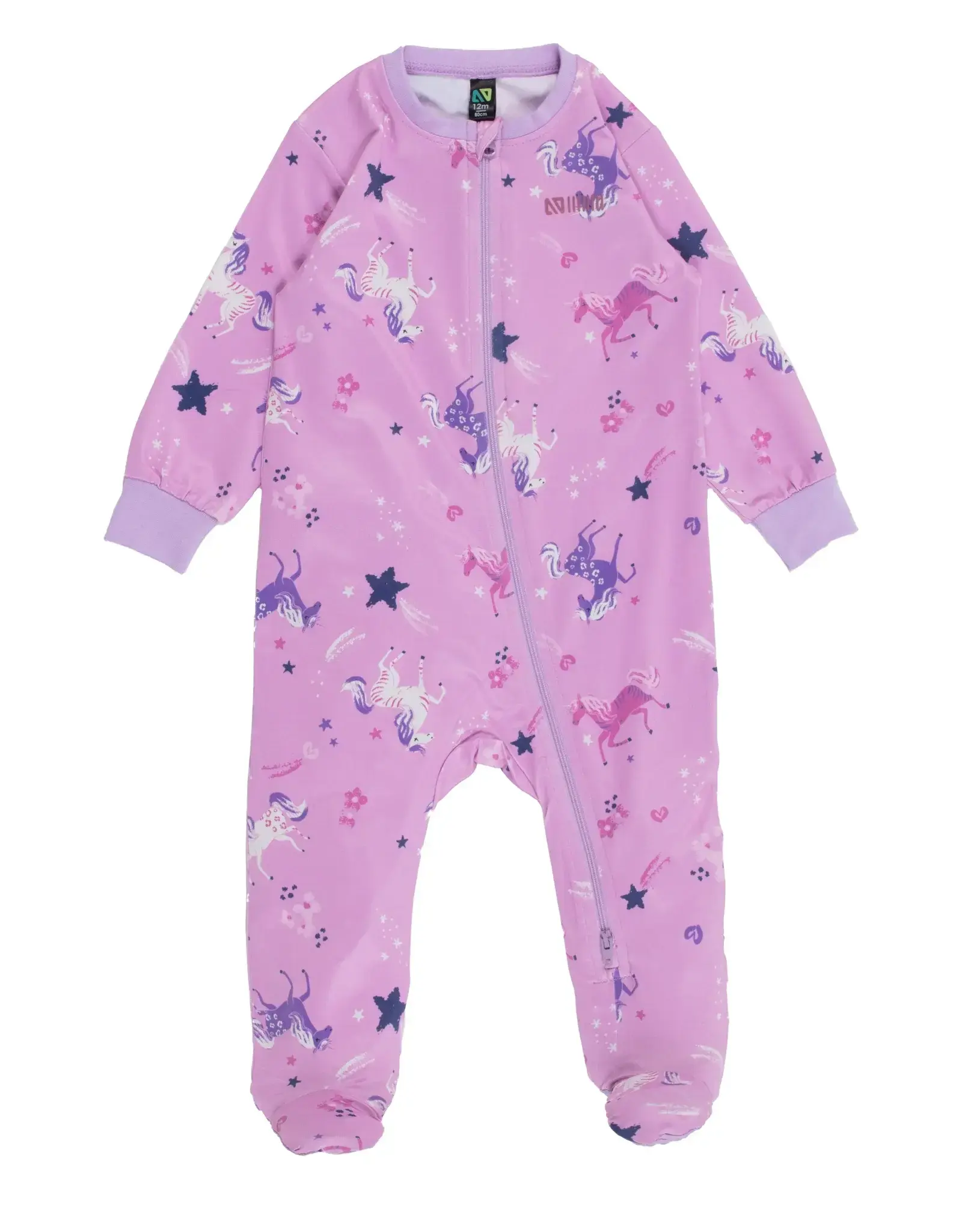 Noruk Lilac Unicorn One-Piece Pajama