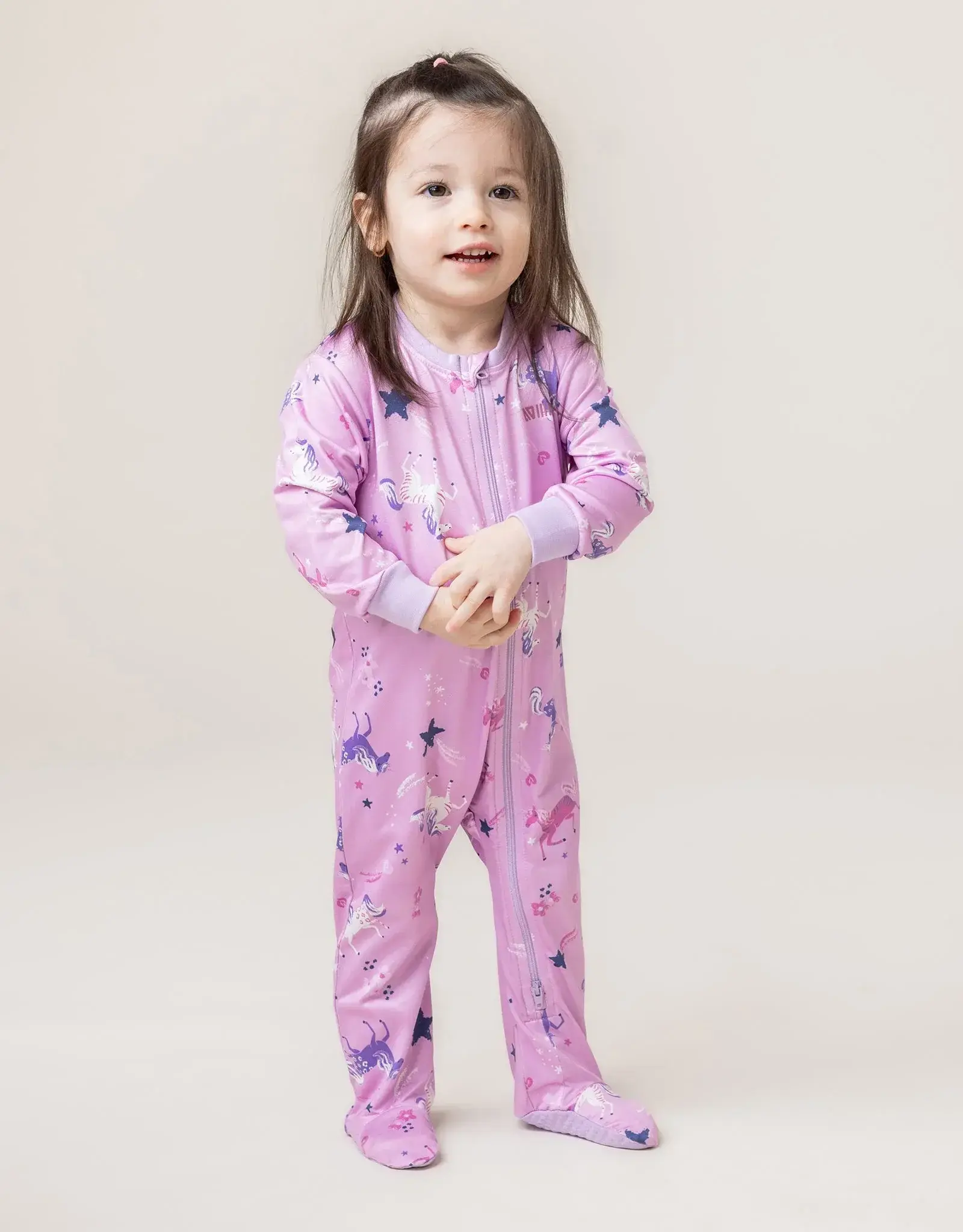 Noruk Lilac Unicorn One-Piece Pajama