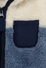 Little Me Blue Sherpa Jacket 3pc Set