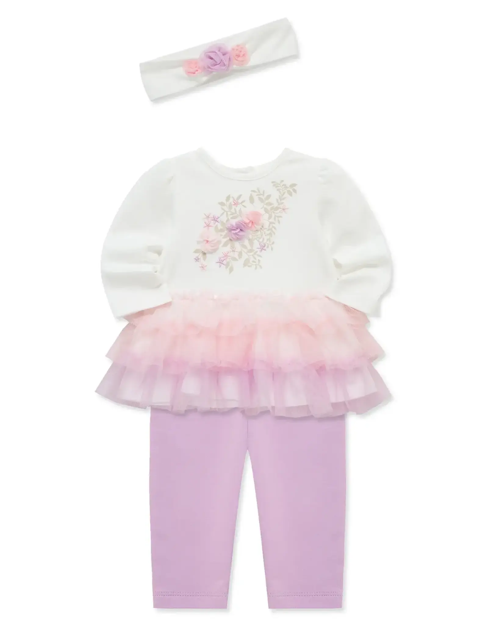 Little Me Tutu with Legging 3pc Set
