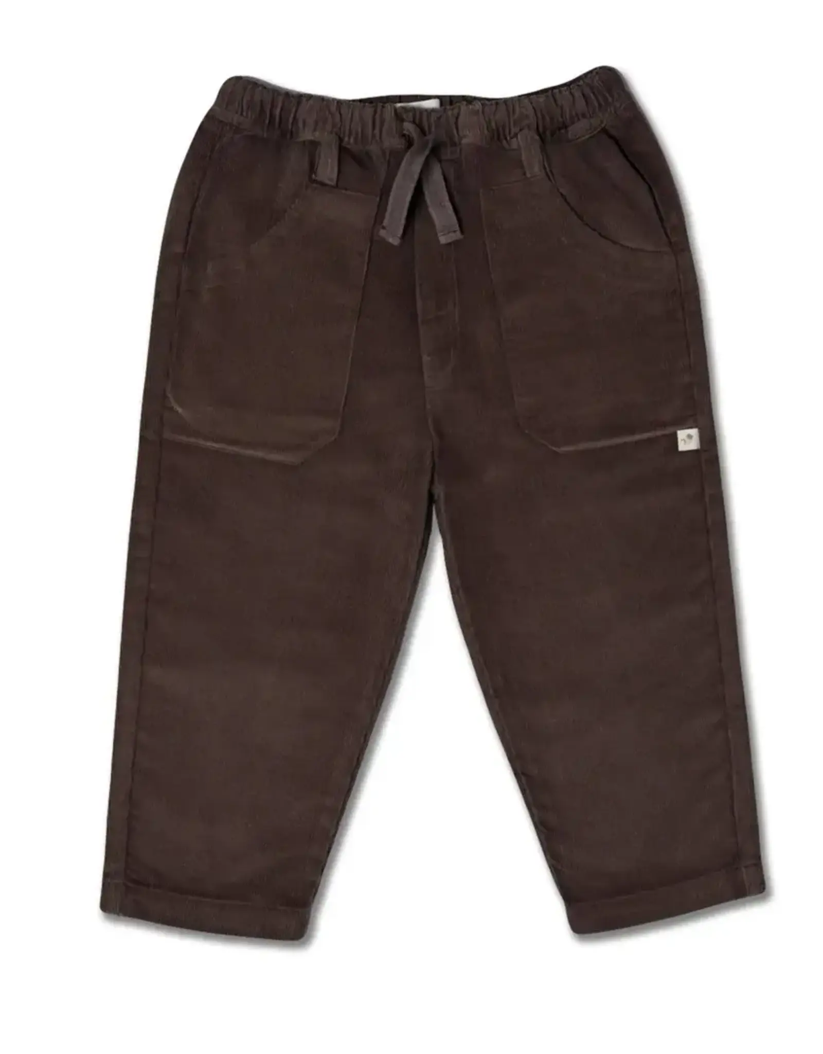 MakeMake Organics Dark Brown Organic Corduroy Pant