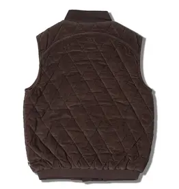 MakeMake Organics Sleeveless Quilted Corduroy Jacket