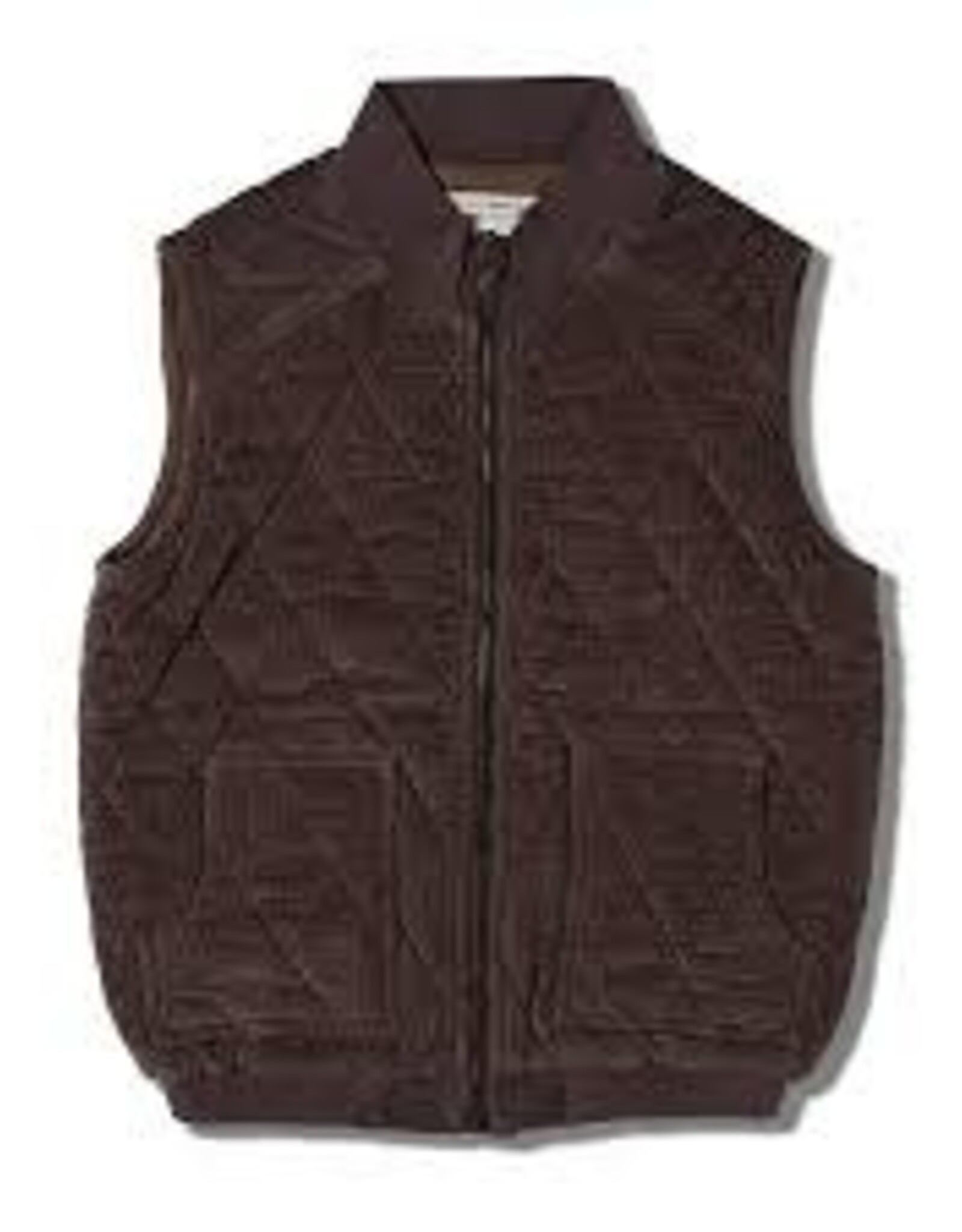 MakeMake Organics Sleeveless Quilted Corduroy Jacket